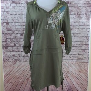 Apple Bottoms Hoodie Tunic Sweatshirt